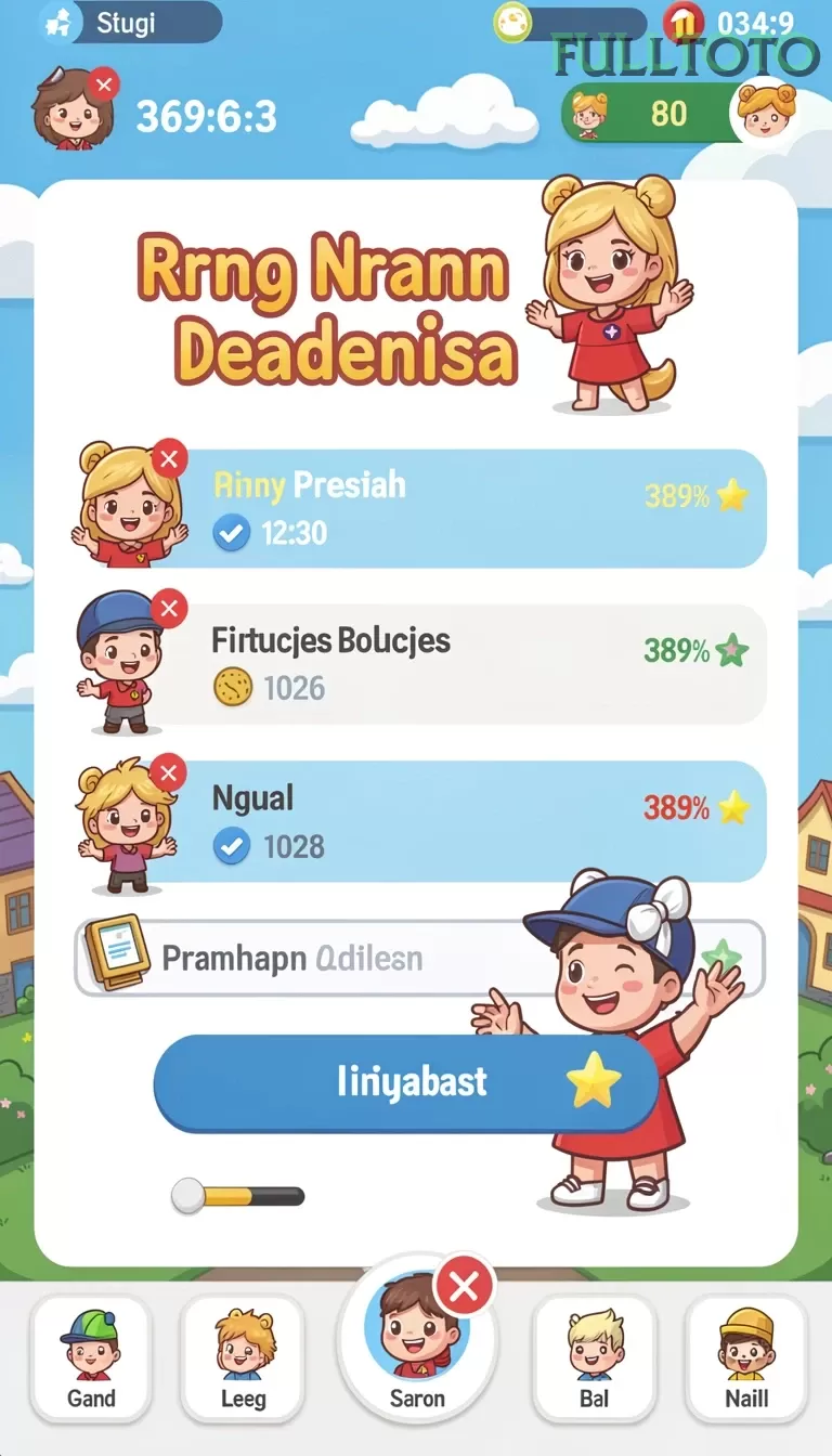 Cuplikan layar DADU11 — menu navigasi